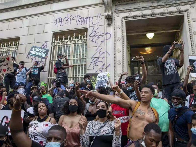 Protestas y disturbios en EE.UU