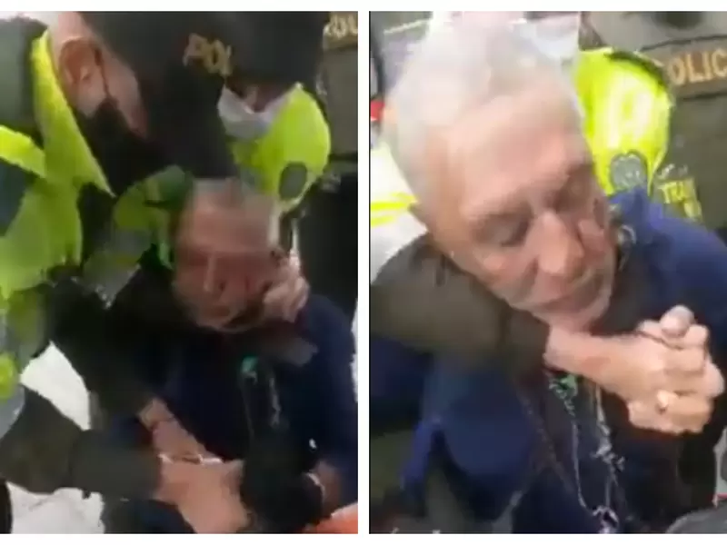 Vendedor ambulante agredido en Bogotá