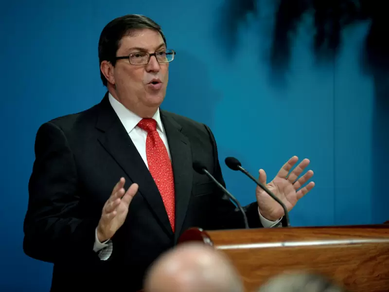 Bruno Rodríguez, canciller de Cuba