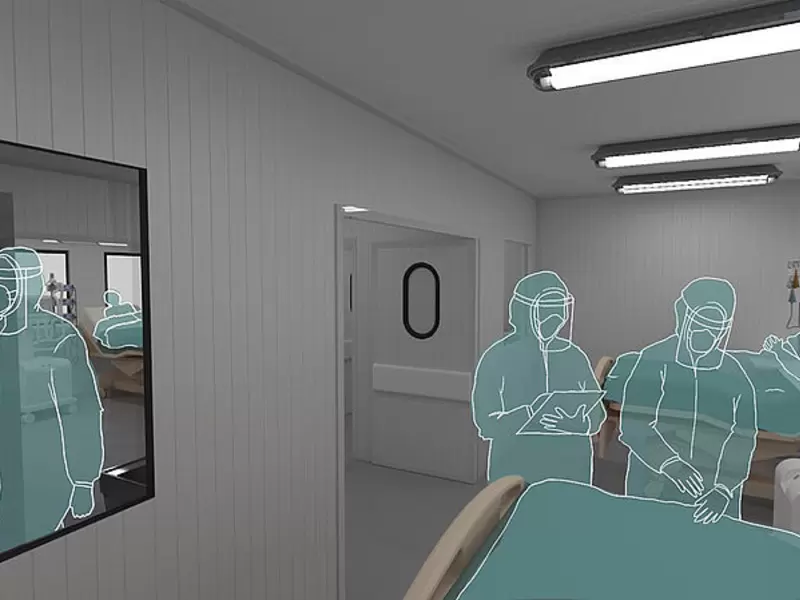 Estudiantes de la Universidad Nacional crean UCI portátil para pacientes de COVID-19