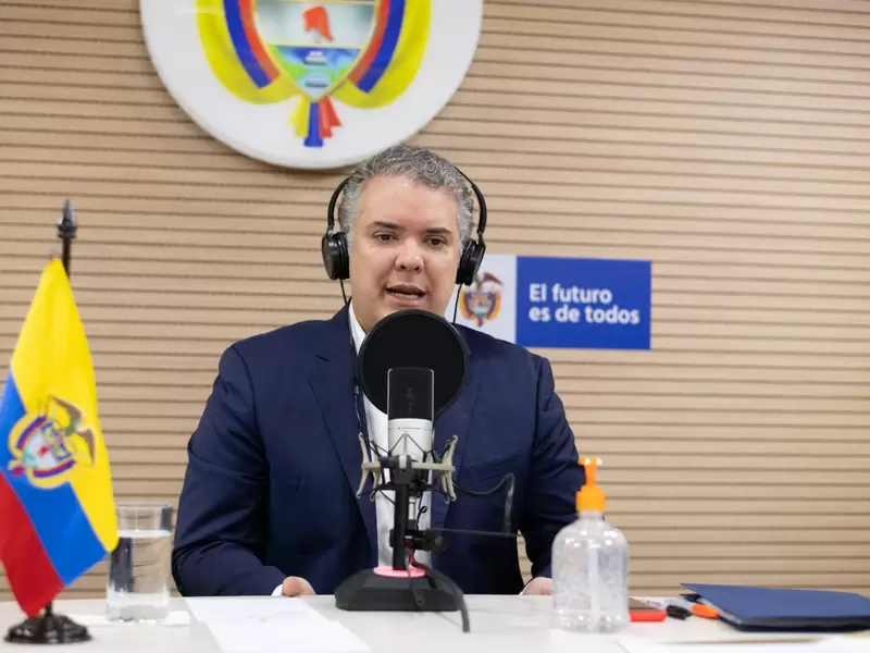 El presidente Iván Duque
