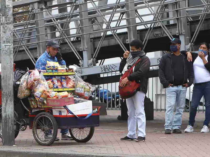 Vendedores ambulantes - Cuarentena en Colombia