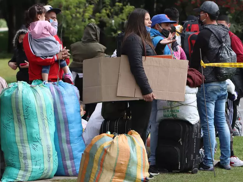 Venezolanos varados