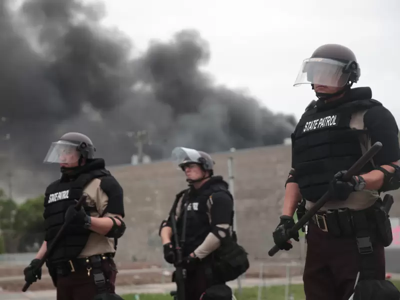 Disturbios en Minneapolis, EE.UU.