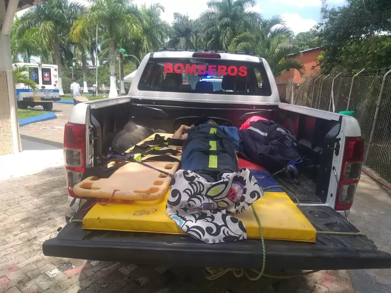 Minero rescatado en Remedios, Antioquia
