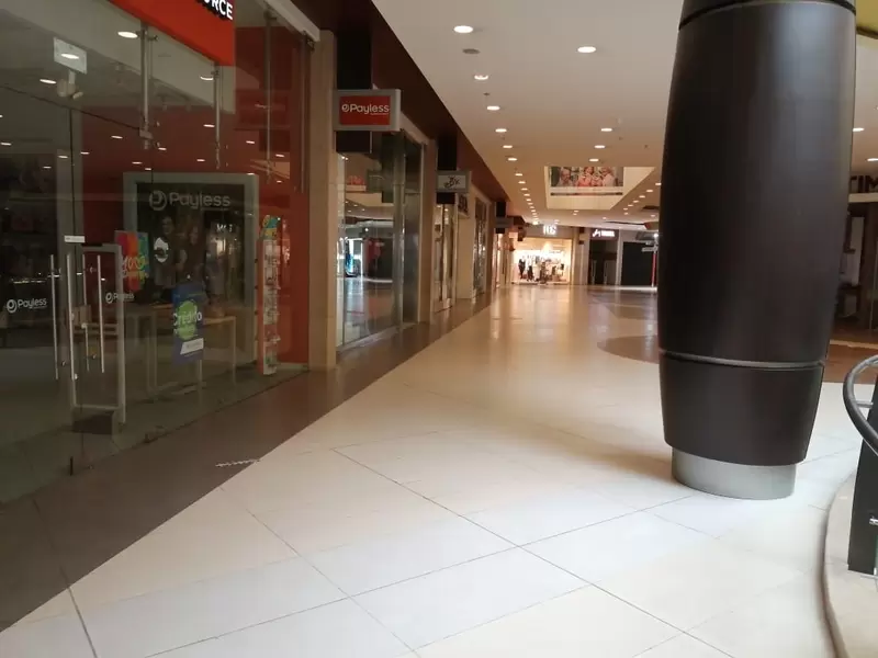 Centros comerciales en cuarentena