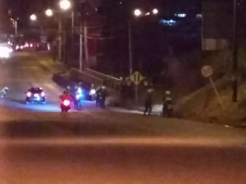 Enfrentamientos entre policías y delincuentes en Buenaventura