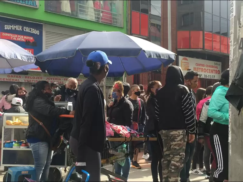 San Victorino, centro de Bogotá en pandemia.