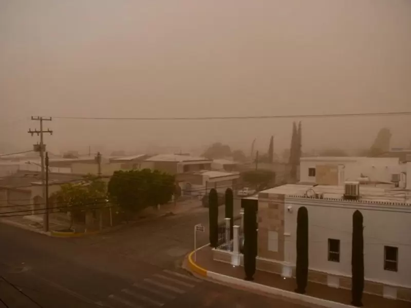 Remolino de viento en México
