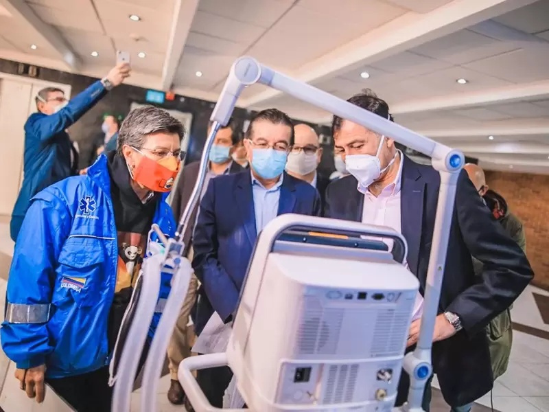 Ventiladores mecánicos / Coronavirus en Bogotá