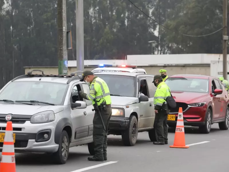 Sanciones en vías de Cundinamarca
