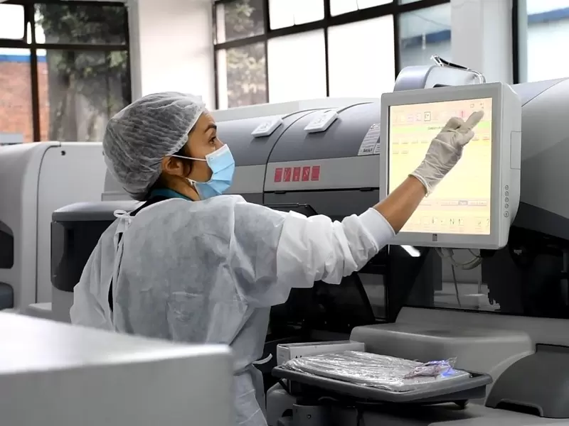 Laboratorio del hospital Santa Clara