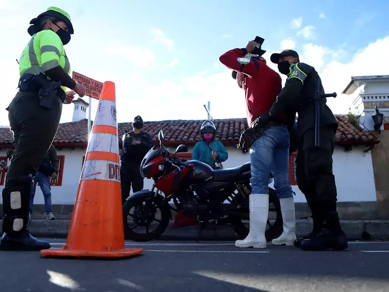 La Policía puso en marcha un dispositivo de seguridad para blindar el norte de Bogotá.