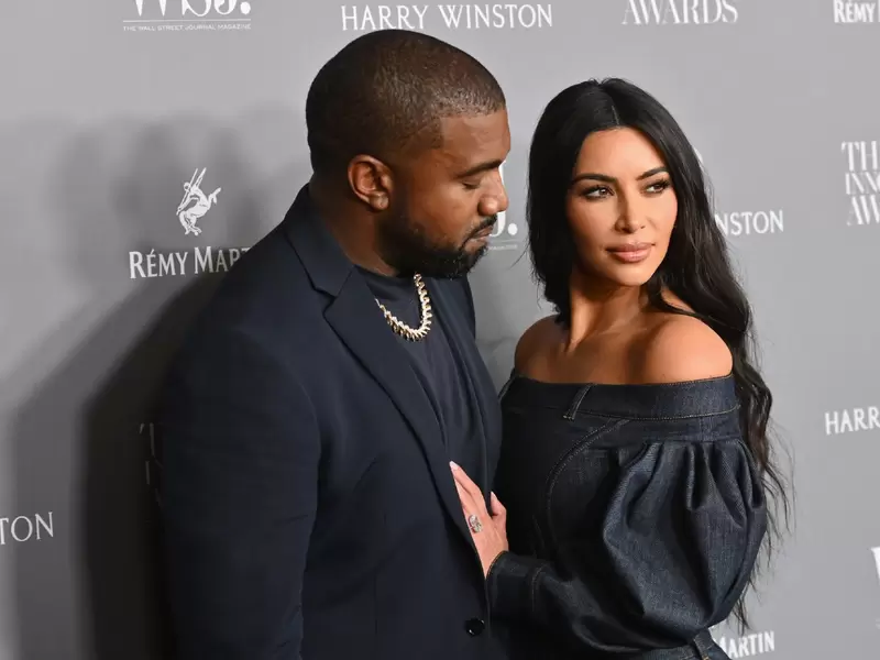 Kanye West y Kim Kardashian