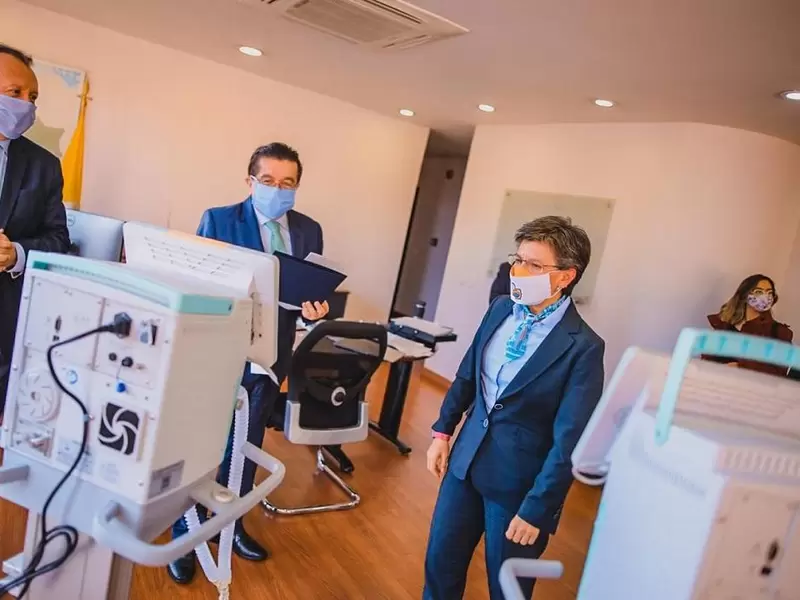Entrega de ventiladores en Bogotá