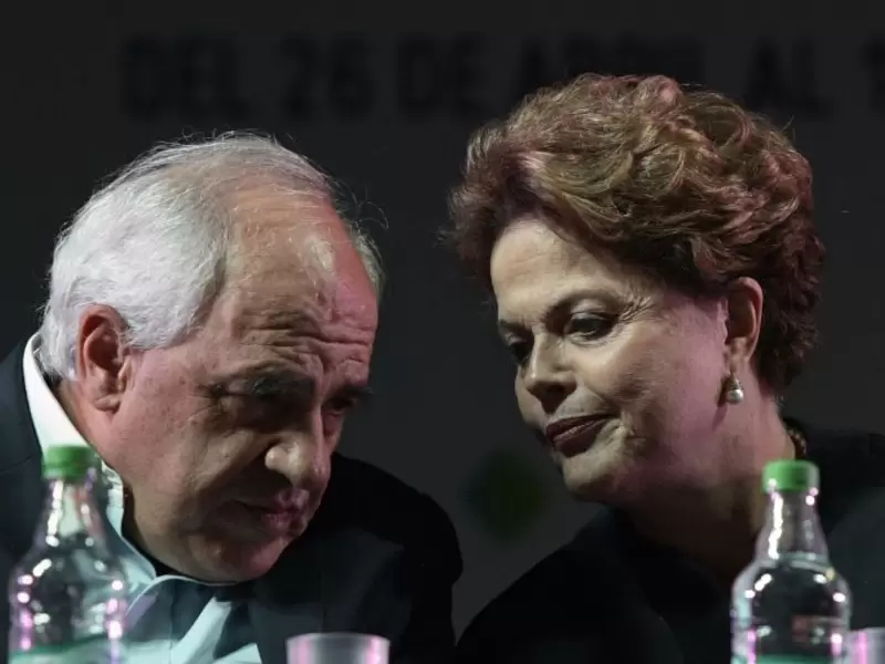Ernesto Samper y Dilma Rousseff