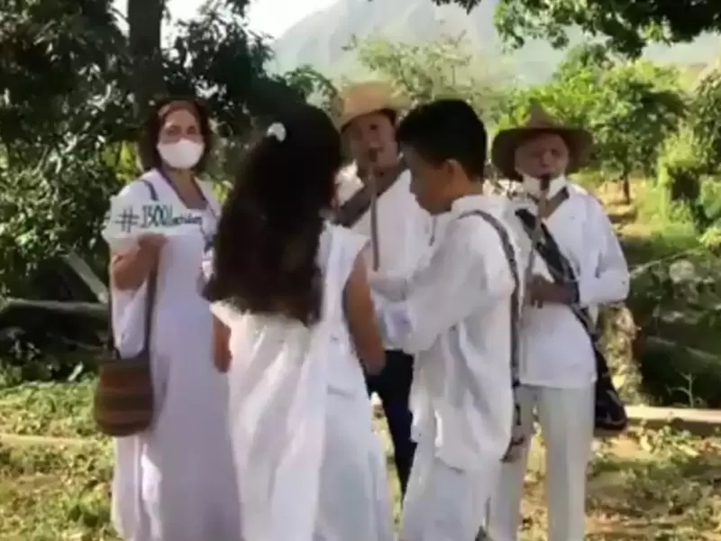 Los pueblos indígenas piden respaldo ante la demanda del decreto 1500 de 2018 que respalda la línea Negra que resguarda el territorio sagrado.