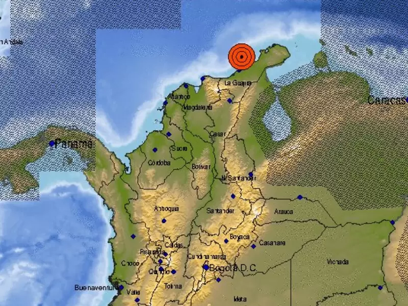 Sismo en La Guajira