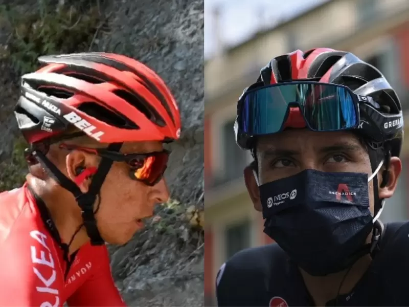 Nairo Quintana y Egan Bernal Nairo Quintana y Egan Bernal