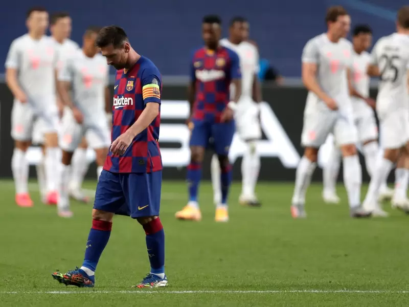 BARCELONA GOLEADO POR EL BAYERN BARCELONA GOLEADO POR EL BAYERN