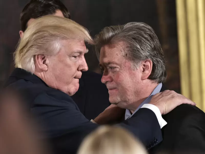 Steve Bannon y Donald Trump