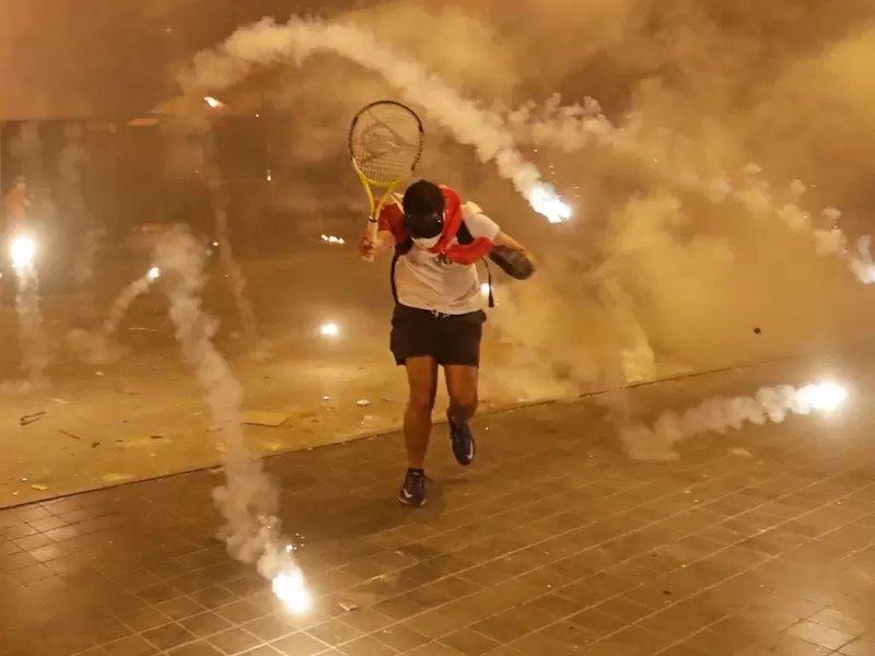 Protestas en Beirut por explosiones