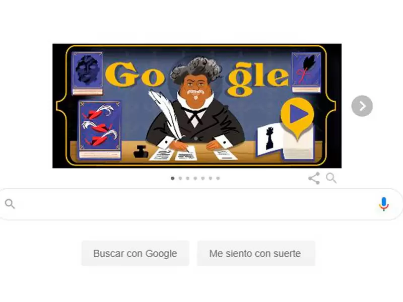 Doodle Alejandro Dumás