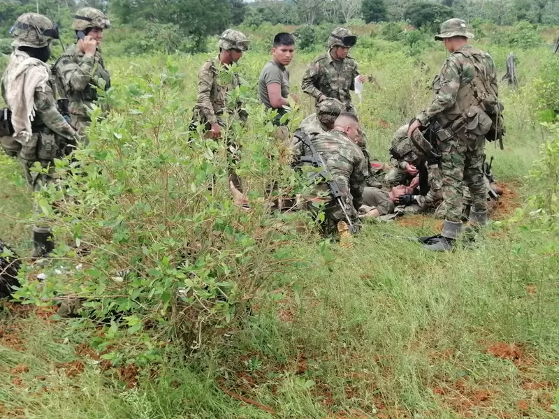 Soldado herido Vista Hermosa 