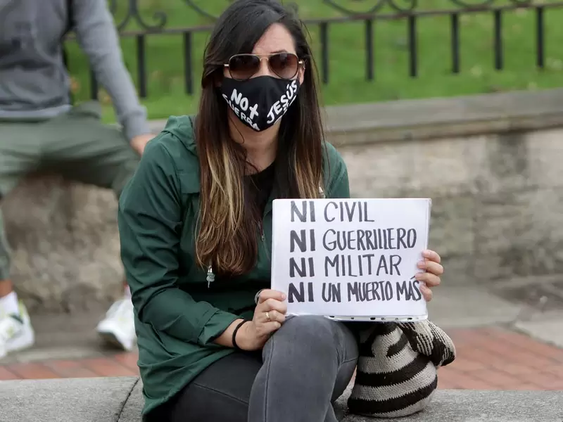 Protesta de jóvenes por la vida