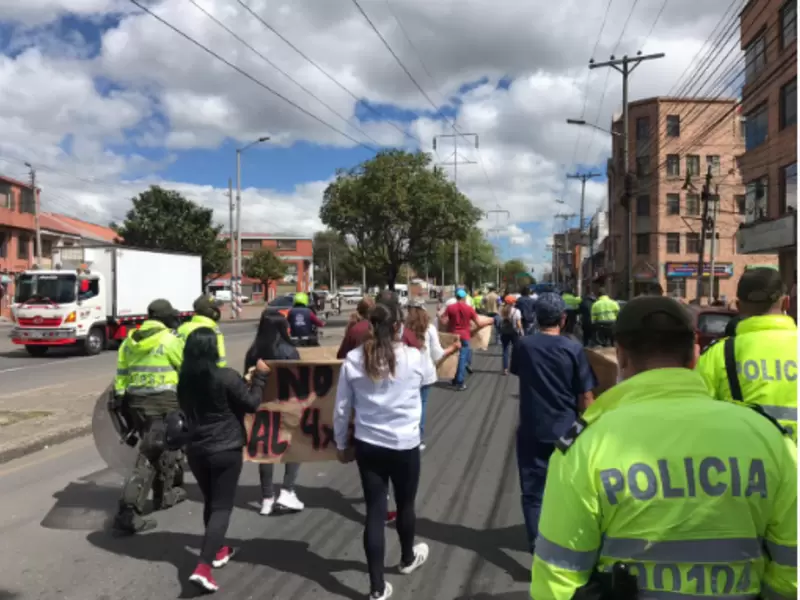 Bloqueos Bogotá