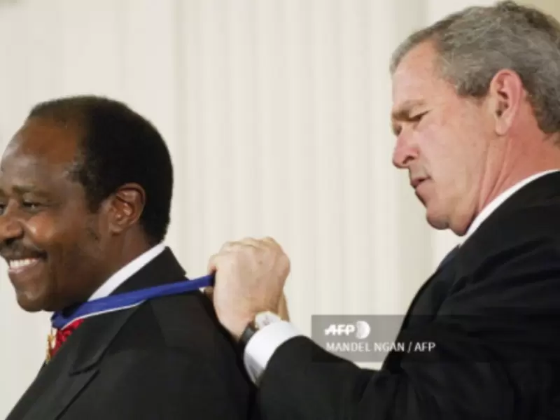 Paul Rusesabagina, exgerente del Hotel Des Milles Collines, en Ruanda