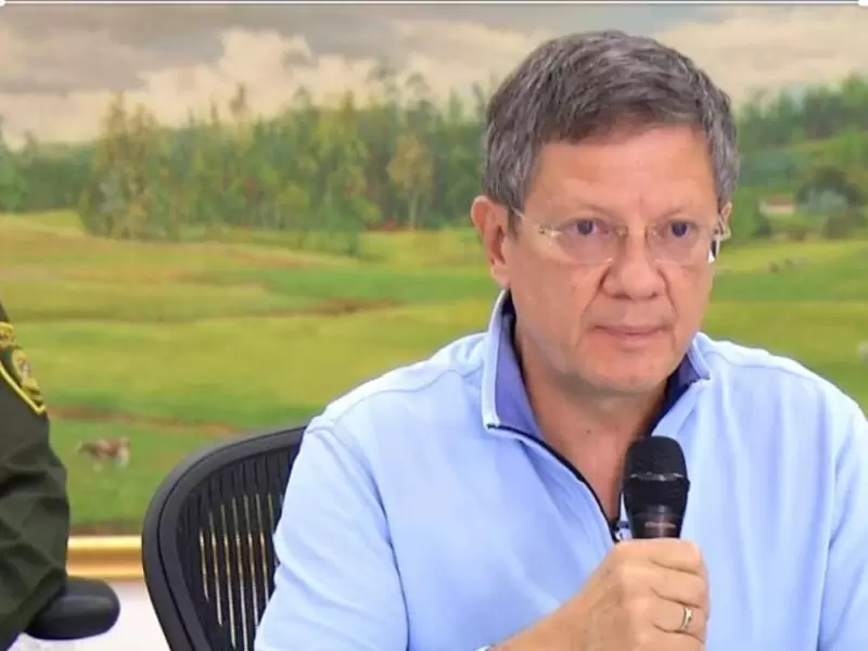 Luis Fernando Suárez Vélez, gobernador (e) de Antioquia.