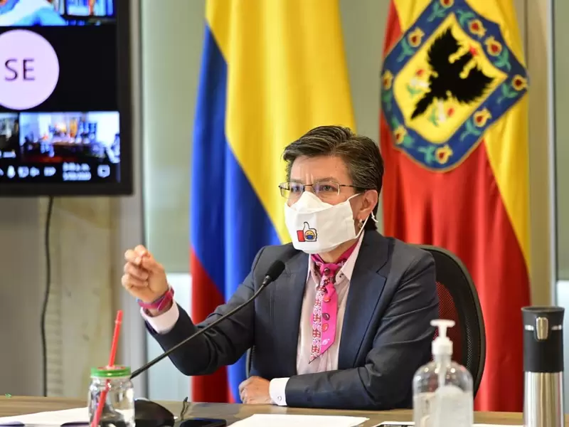 Alcaldesa de Bogotá, Claudia López.