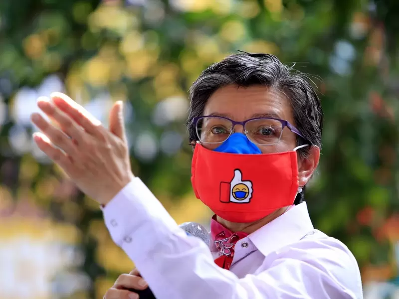 La alcaldesa de Bogotá, Claudia López.