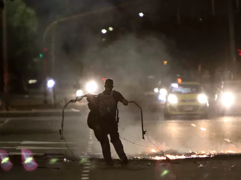 Protestas en Bogotá