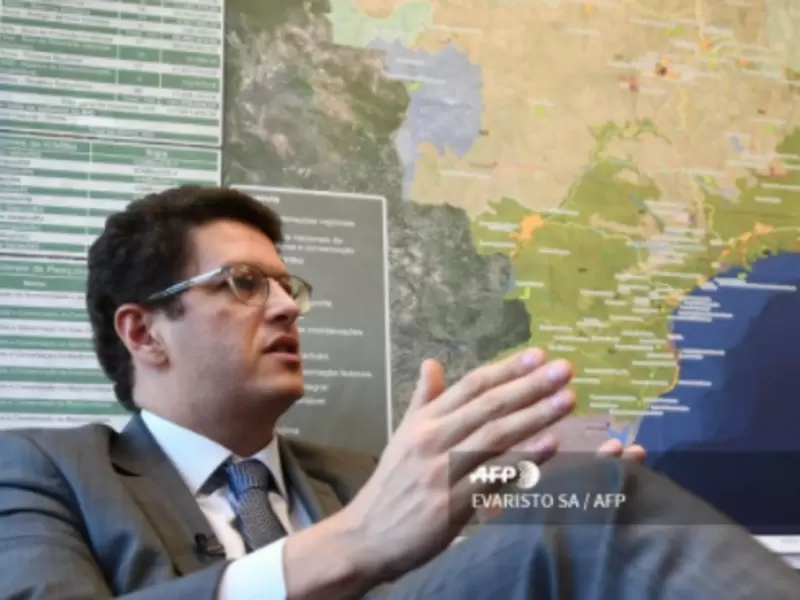 El ministro brasileño de Medio Ambiente, Ricardo Salles