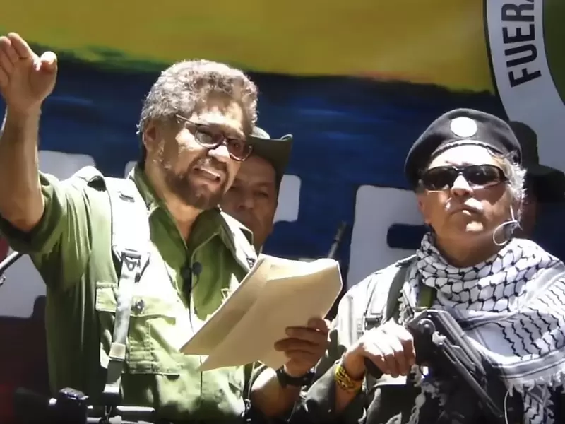 Iván Márquez y Jesús Santrich