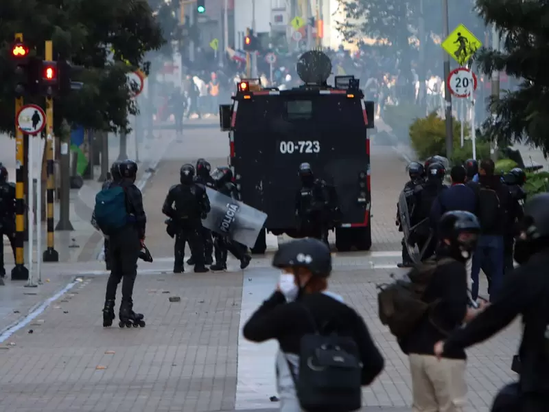 Protestas en Bogotá, 21 de septiembre de 2020