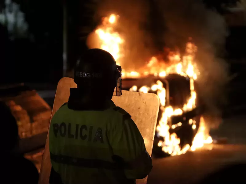 Protestas en Villa Luz, 10 de septiembre de 2020