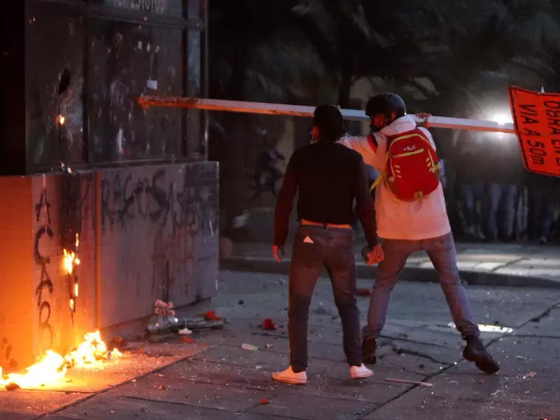 Protestas en Villa Luz, 10 de septiembre de 2020
