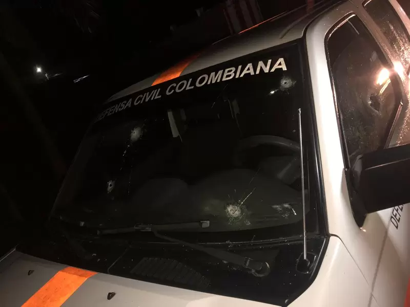 Ileso resultó el director de la Defensa Civil del Putumayo