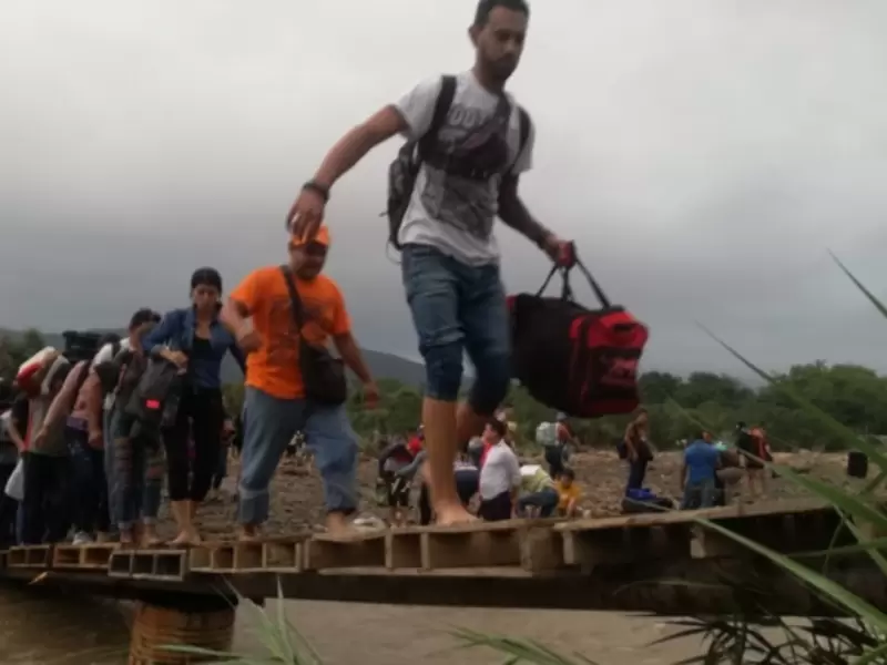 Trochas en la zona de Frontera entre Colombia y Venezuela