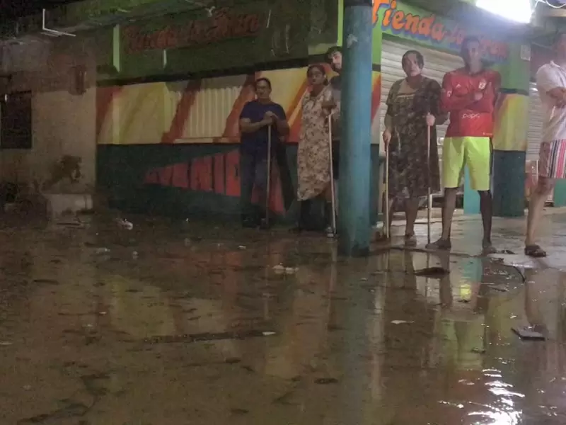 Inundaciones en Riohacha.