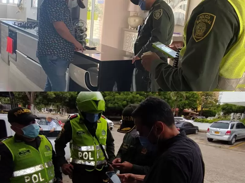 Sancionados por la policía Fiesta Barranquilla