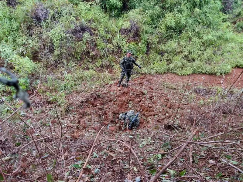 En la imagen se alcanza a dimensionar la magnitud de la explosión