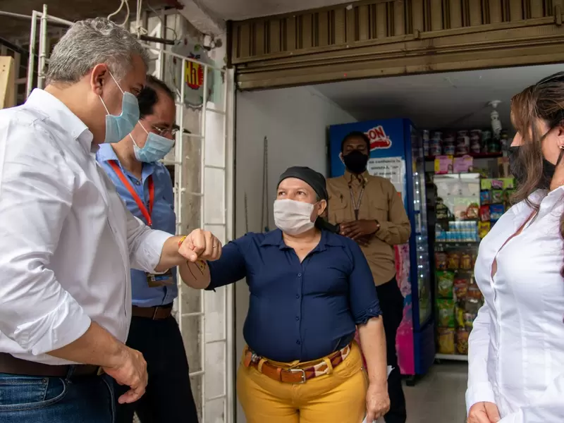 Presidente Iván Duque anunció inversión por 1.7 billones de pesos dirigidos a más de 500 mil micronegocios
