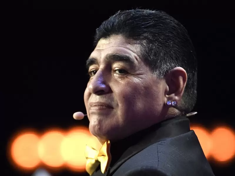 Diego Maradona, exfutbolista argentino
