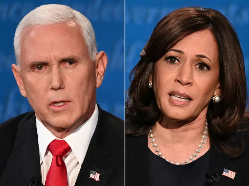Mike Pence y Kamala Harris