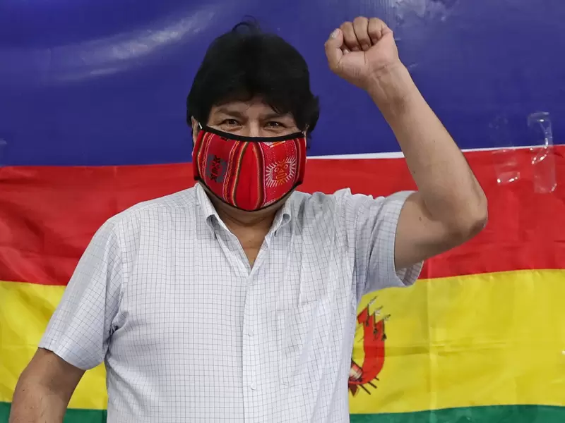 Evo Morales, expresidente de Bolivia