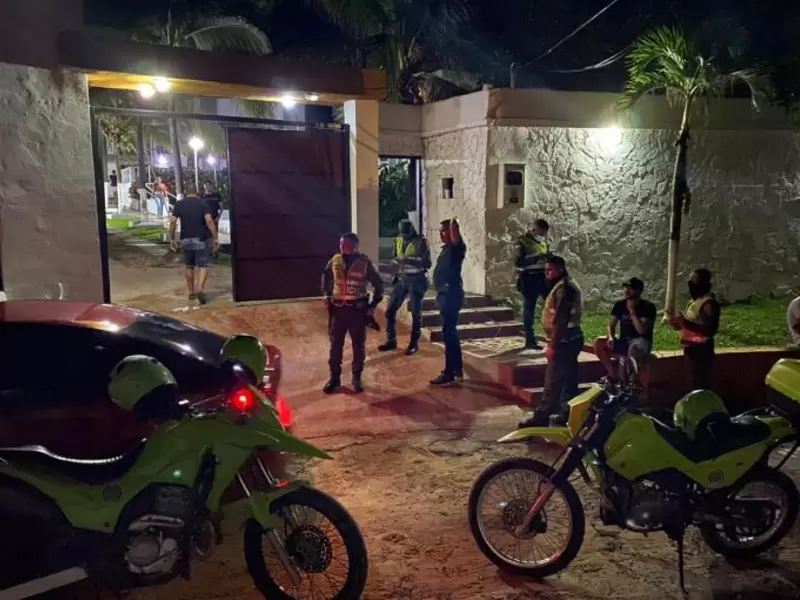 Operativos fiestas ilegales en Puerto Colombia.